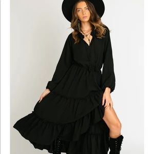 Joyfolie Shlee dress in black